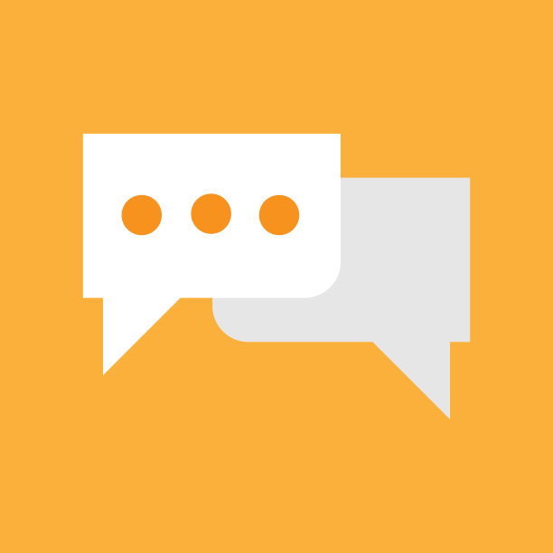 社交媒体语音泡泡互动图标，在线消息图标图片下载