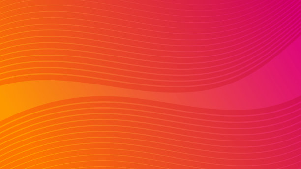 现代彩色波浪曲线梯度背景图片下载