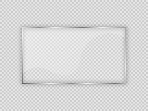 矩形框玻璃板图片下载