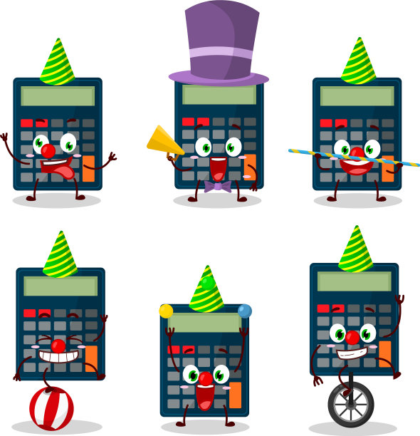 各种卡通人物计算器图片下载