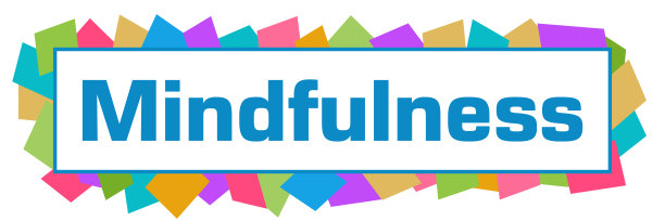 正念彩色随机形状水平图片下载