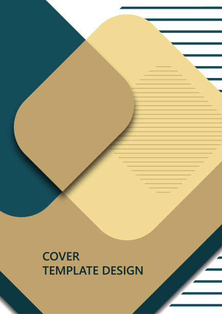 抽象的背景与几何形状。圆形的正方形和条纹。您的企业设计模板。向量图片下载