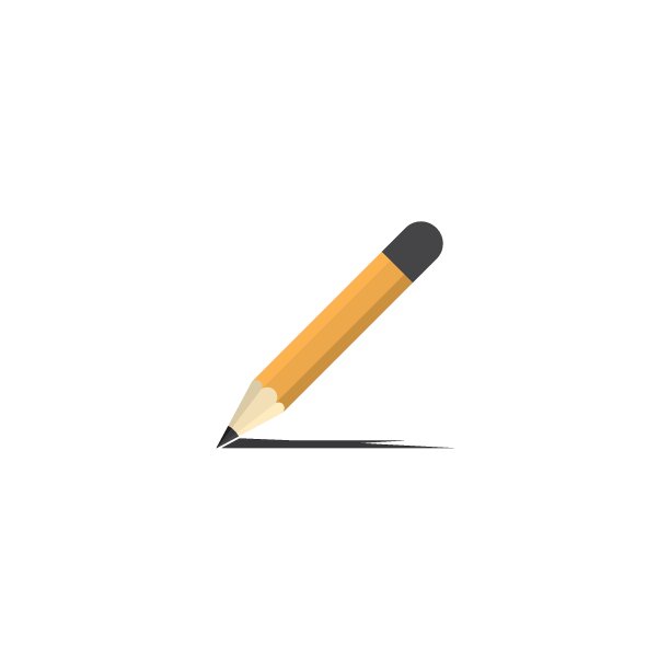 铅笔标志矢量图标插图图片下载