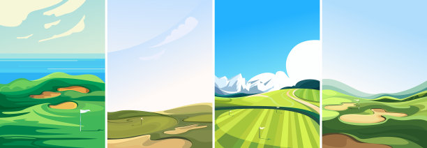 高尔夫球场集合图片下载