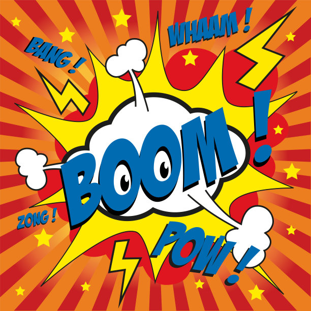 象征着一种充满活力和活力的卡通方式。图片下载