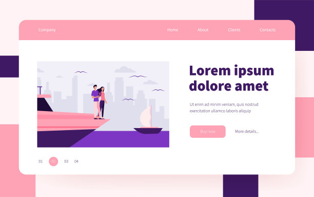 幸福的夫妇站在游艇的边缘图片下载