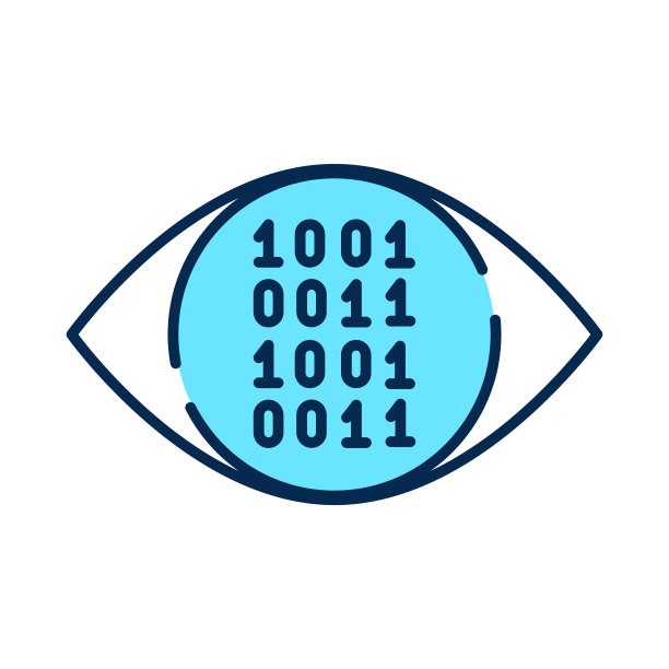 数字视觉蓝色RGB彩色图标图片下载