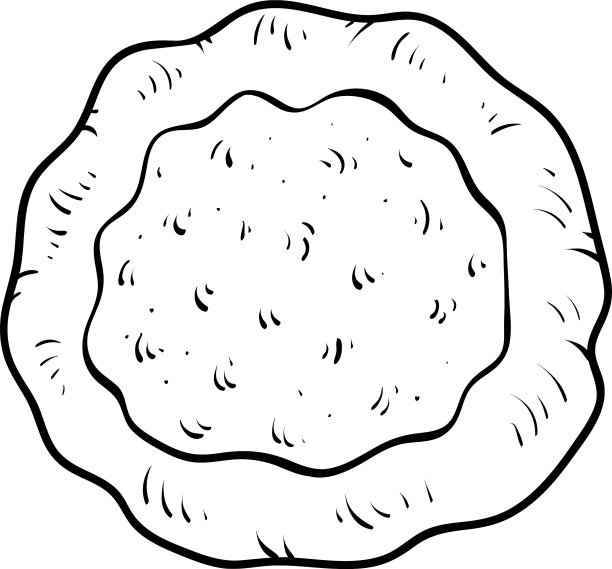 涂色书皮塔面包图片下载