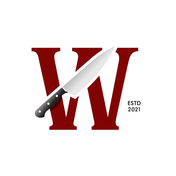 首字母W厨刀图片下载