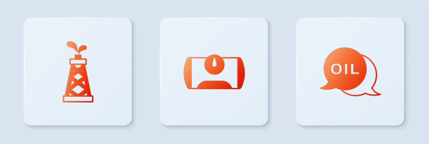 设置车用石油钻塔和字油的油箱图片下载