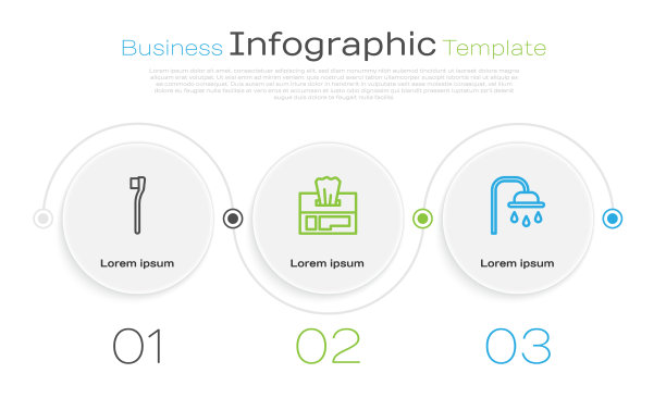 设置牙刷湿巾包和淋浴头图片下载