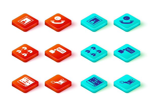 在笔记本电脑上设置聊天信息，赠送礼物，永远的好朋友或最好的朋友，熟人，来电手机和相框图标。向量图片下载