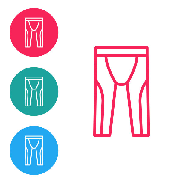 红色线潜水服为水肺潜水图标孤立在白色背景。在水下潜水设备。在圆形按钮中设置图标。向量图片下载