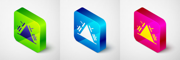 等距金属架附加重量的杠铃图标隔离在灰色背景。健身，健身，运动，健康的生活方式。方形按钮。向量图片下载