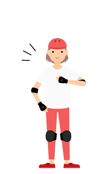 滑板女孩骄傲地抱着她的胸部图片下载