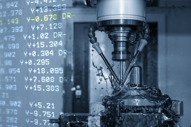 摘要现场数控铣床切割外壳模具零件及G-code数据背景。图片下载