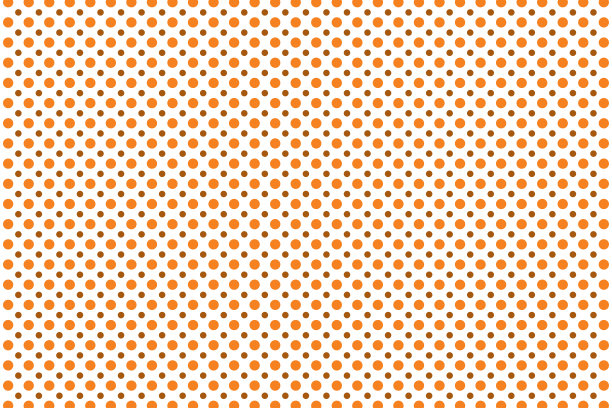 白色和橙色圆点无缝模式。适用于台布、衣服、衬衫、连衣裙、纸张、床上用品、毯子、棉被和其他纺织产品。向量的背景。图片下载