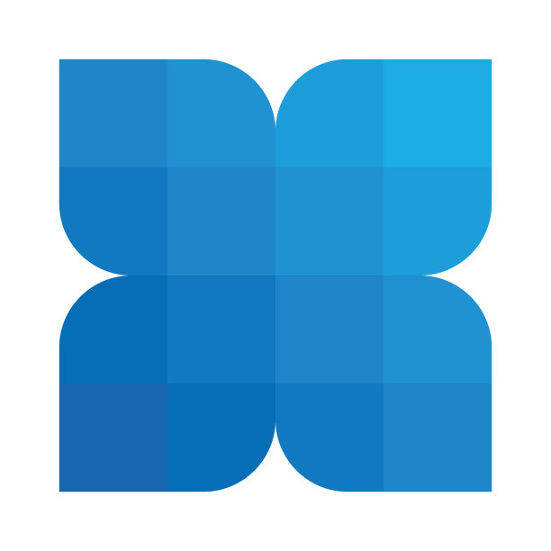 抽象像素马赛克标志设计图片下载