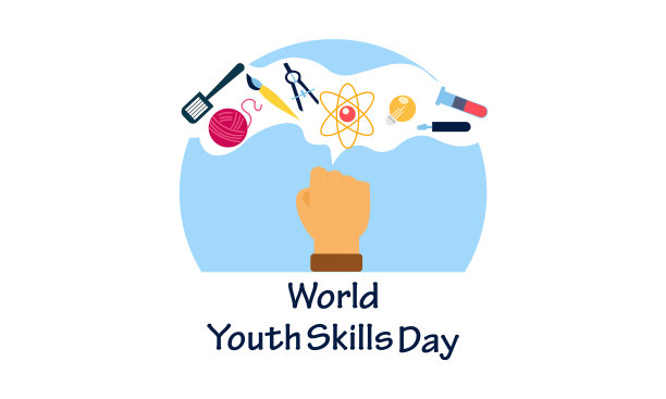 世界青年技能日概念图片下载
