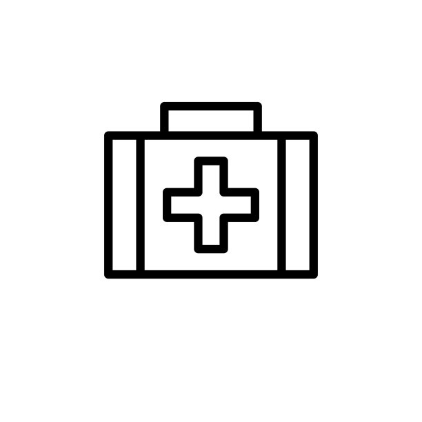 图形急救医疗盒图片下载