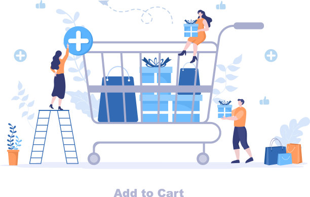 添加到购物车，其中包含列表产品图片图片下载