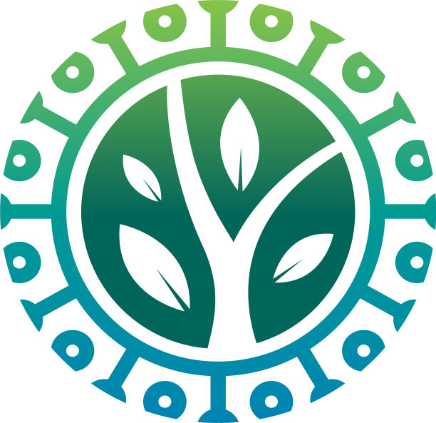 自然科技标志模板绿色科技标志图片下载