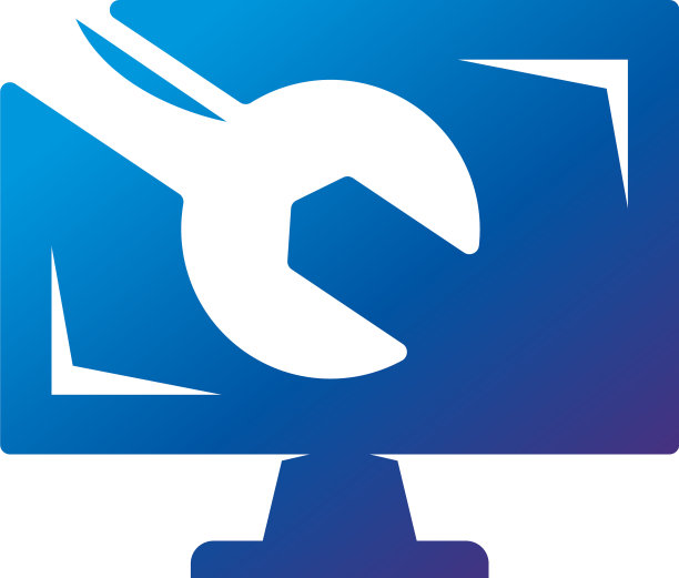 计算机修理标志模板图标计算机图片下载