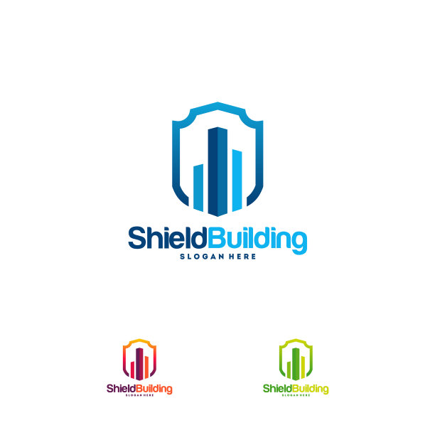 集建筑盾标志设计概念家居图片下载