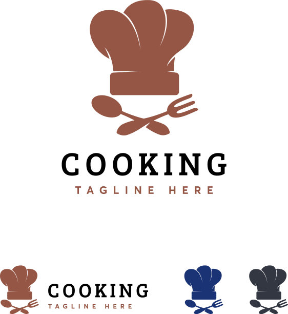 烹饪标志设计模板厨师帽标志图片下载
