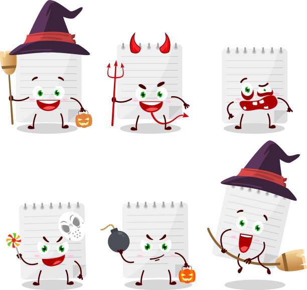 万圣节卡通表情图片下载