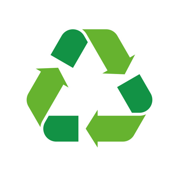 简单平坦的通用回收符号图片下载