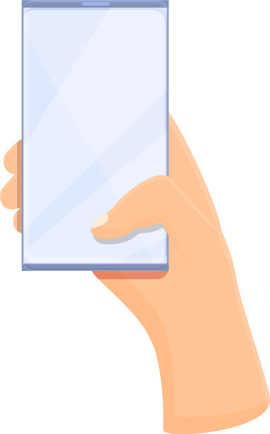 聊天机器人手机图标卡通风格图片下载