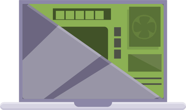 主板笔记本电脑维修图标卡通风格图片下载