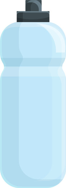 野营水水壶图标卡通风格图片下载