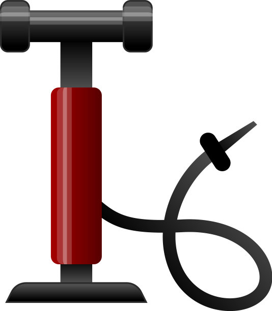 汽车气泵图标卡通风格图片下载