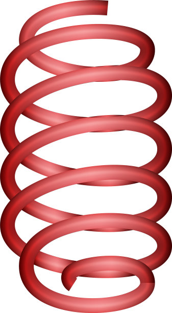 汽车弹簧图标卡通风格图片下载