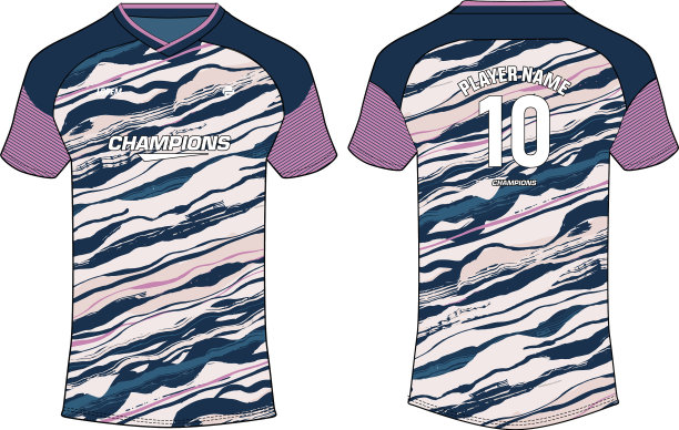 运动衫t恤设计概念模板图片下载