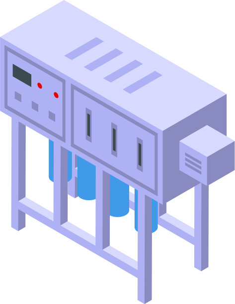 水净化行业图标等距风格图片下载