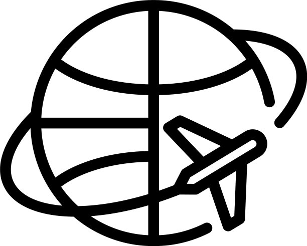 国际时差图标轮廓风格图片下载