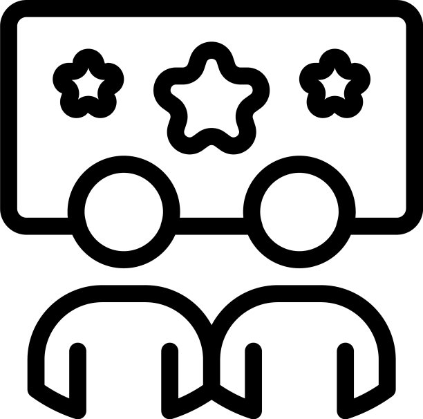 同事团队图标轮廓风格图片下载