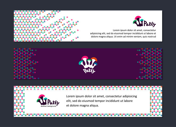 戴着五颜六色帽子的蘑菇图片下载