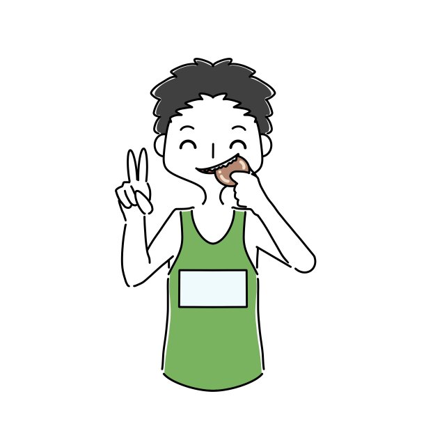 一个正在咀嚼铜牌的选手图片下载