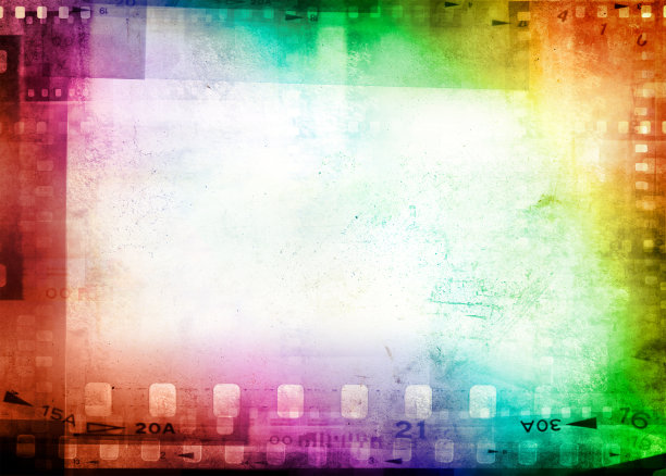 彩色电影帧图片下载