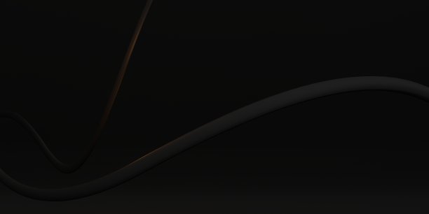 背景波曲线塑料管纹理黑色曲线扭曲三维抽象插图图片下载