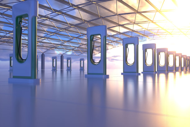 电动汽车充电站图片下载