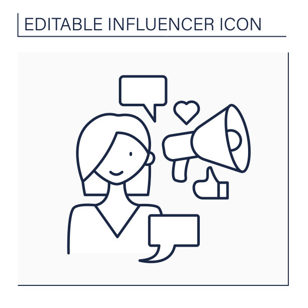 影响线的图标图片下载