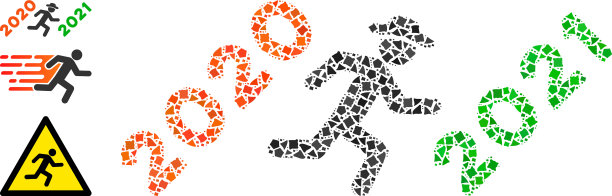 不平等的绅士跑到2021年的图标马赛克图片下载