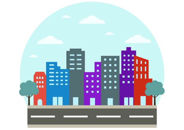 城市园林建筑和建筑图片下载