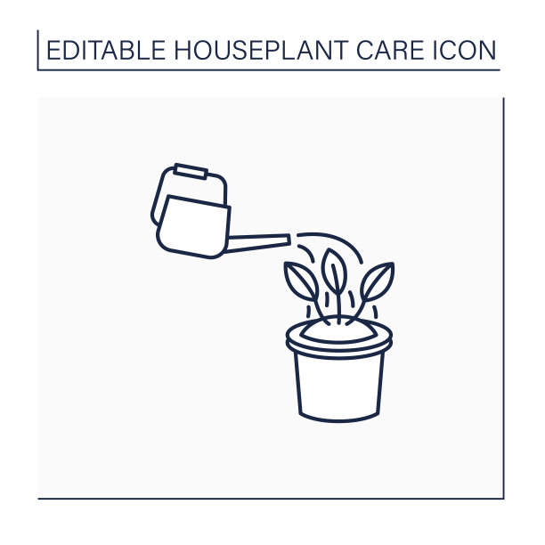 浇水一行图标图片下载