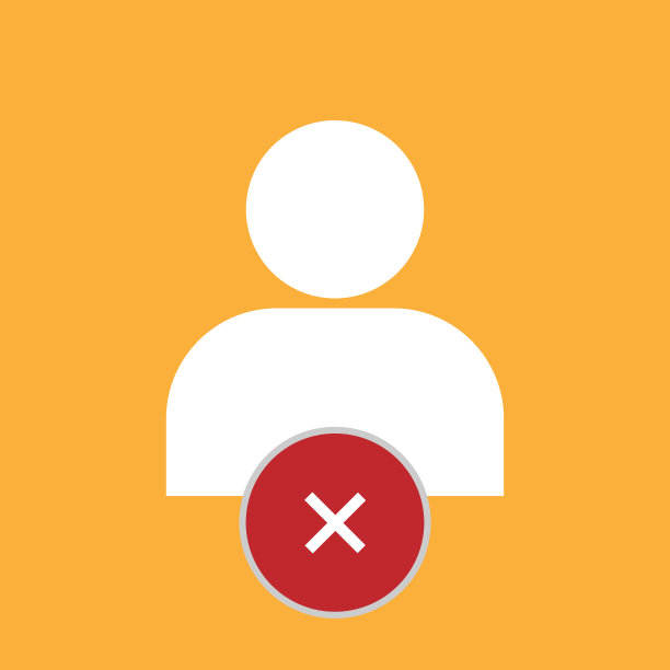 删除头像图标与删除标志，个人资料用户平面图标，人的头或大头图标图片下载